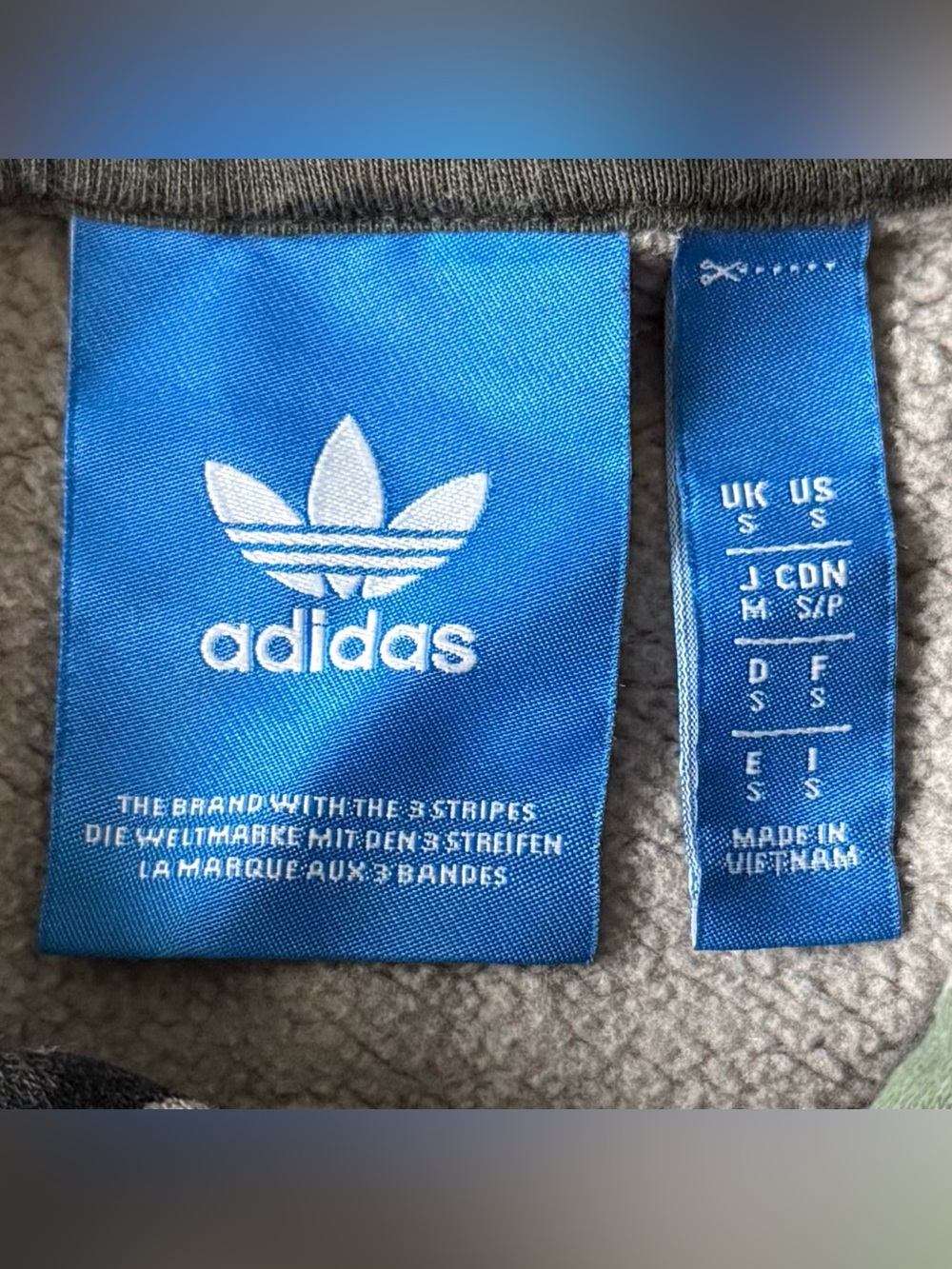 Adidas Originals Camo Trefoil Logo Hoodie Pullover Men’s/Unisex Size Small - Picture 8 of 14